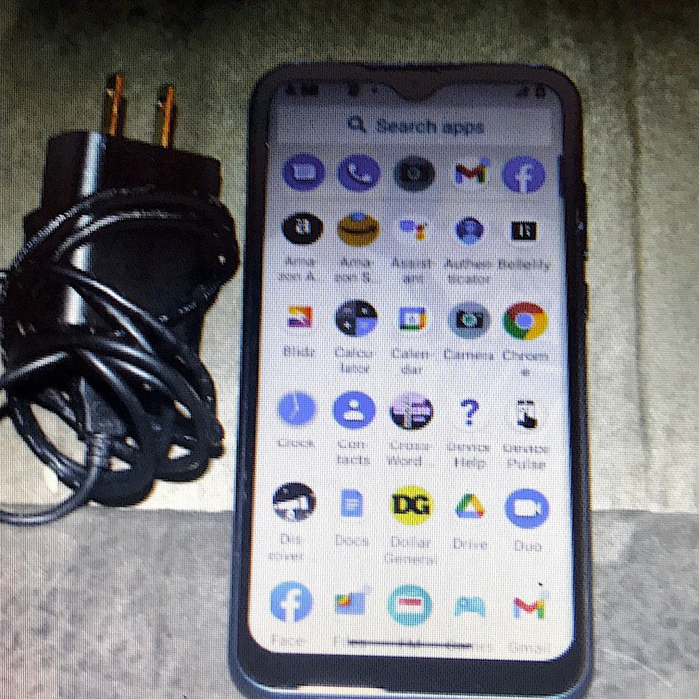 Grey Moto android phone